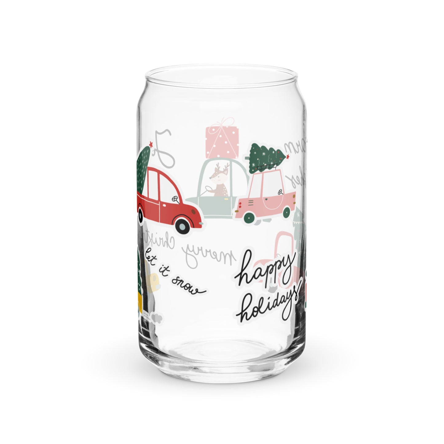 Christmas Cars Juleglass