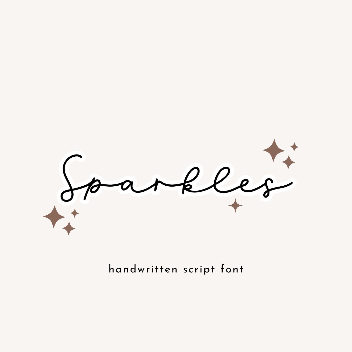 Sparkles Handwritten Font