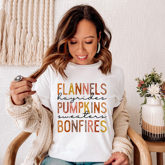 Pumpkins Bonfires T-skjorte