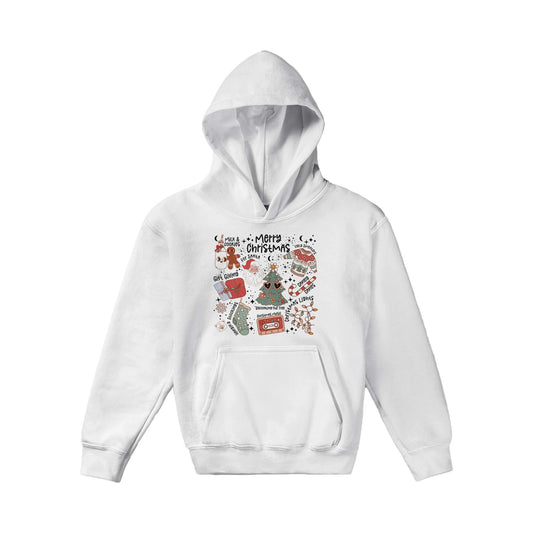 Retro Jule hoodie til barn