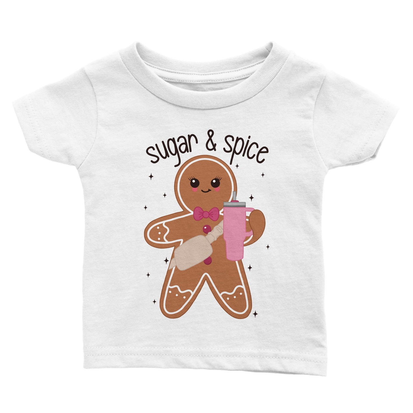Gingerbread t-skjorte til baby - jul