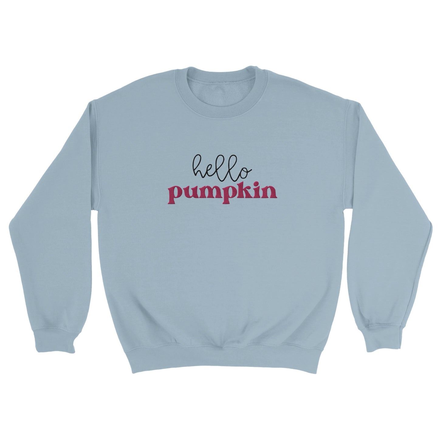 Hello Pumpkin Høstgenser - Brodert