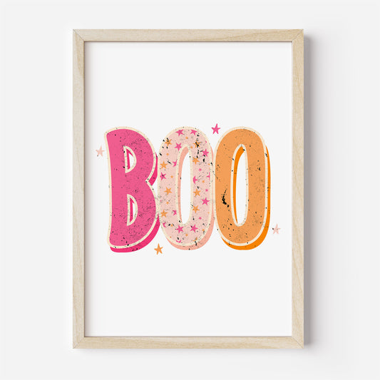 Boo Halloween Plakat