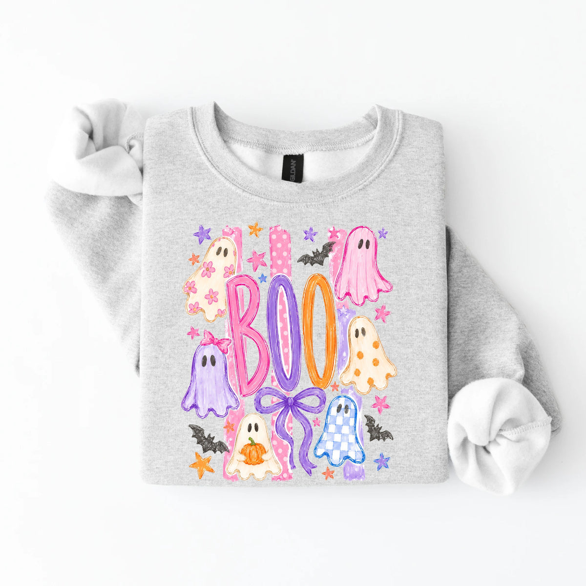 boo halloweengenser i fargen ash