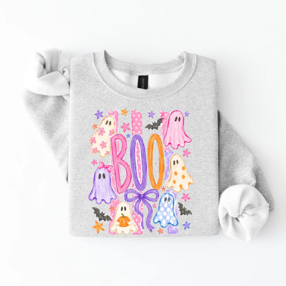 boo halloweengenser i fargen ash