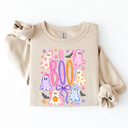 boo halloweengenser i fargen Sand
