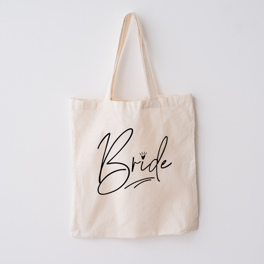 bride tote bag bryllup