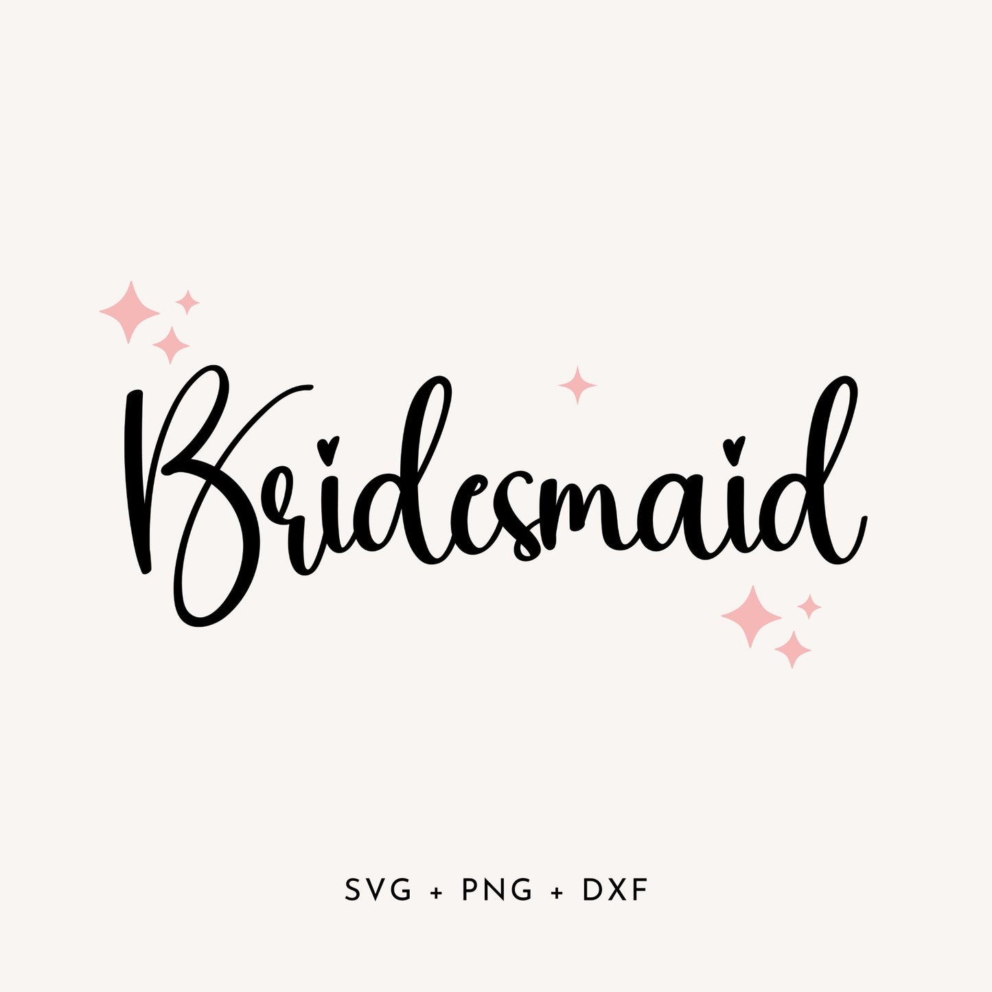 Bridesmaid Svg
