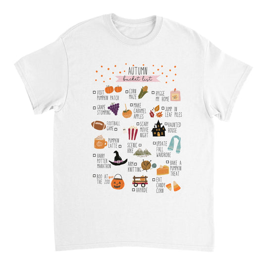 Autumn Bucket List T-skjorte