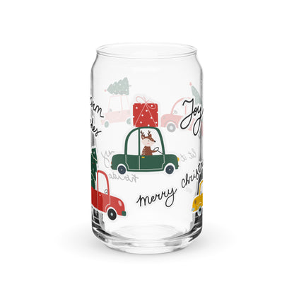 Christmas Cars Juleglass