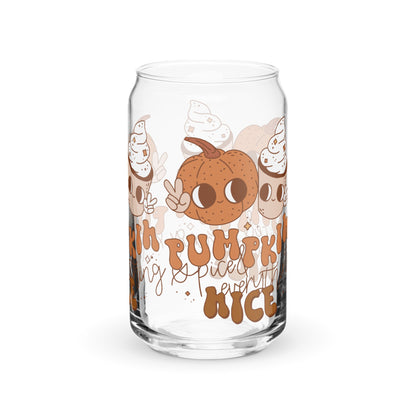 Pumpkin Spice Glass