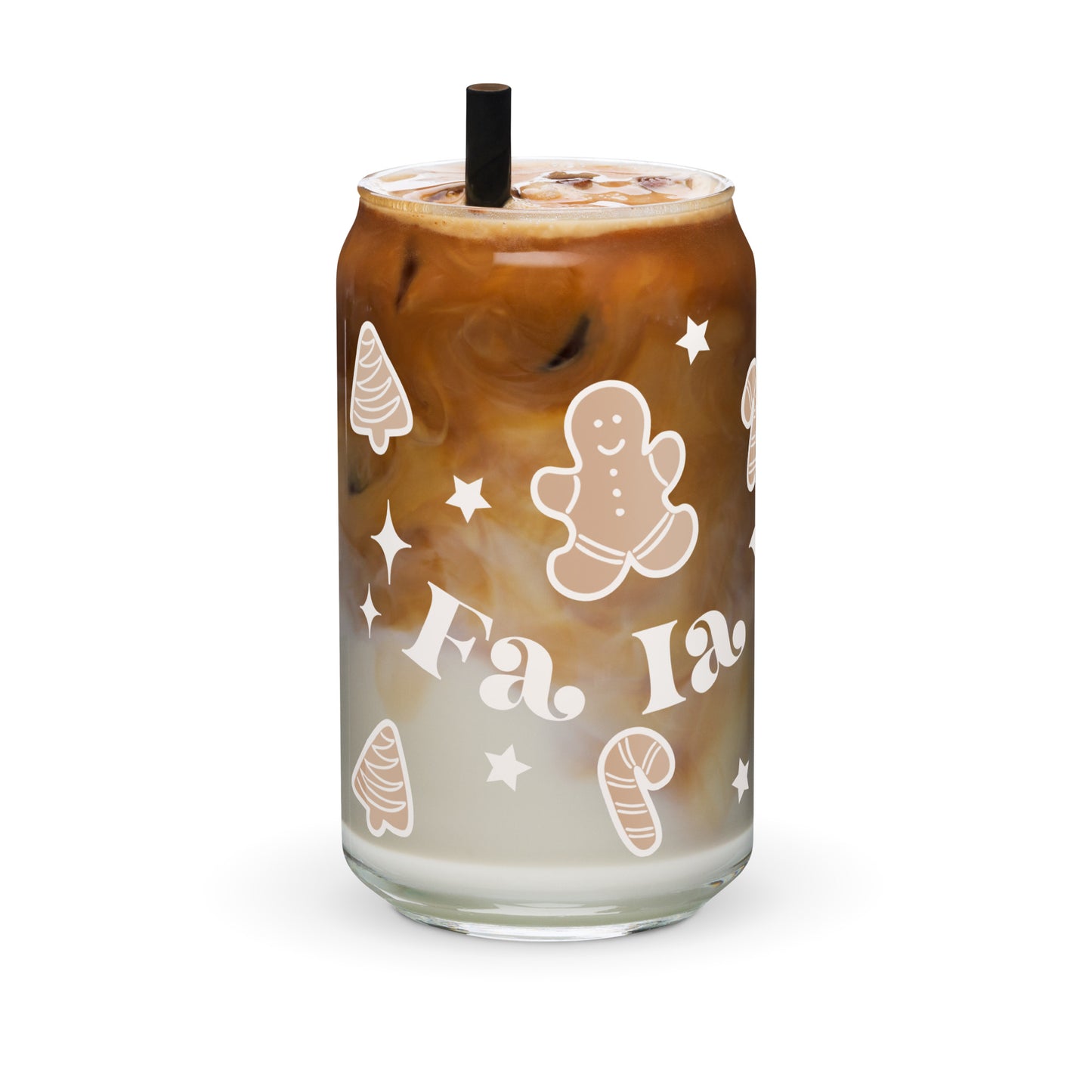 Fa La La La Jul Glass