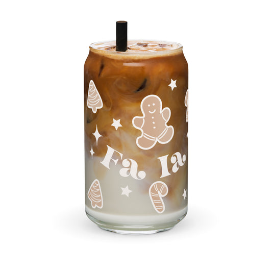 Fa La La La Jul Glass