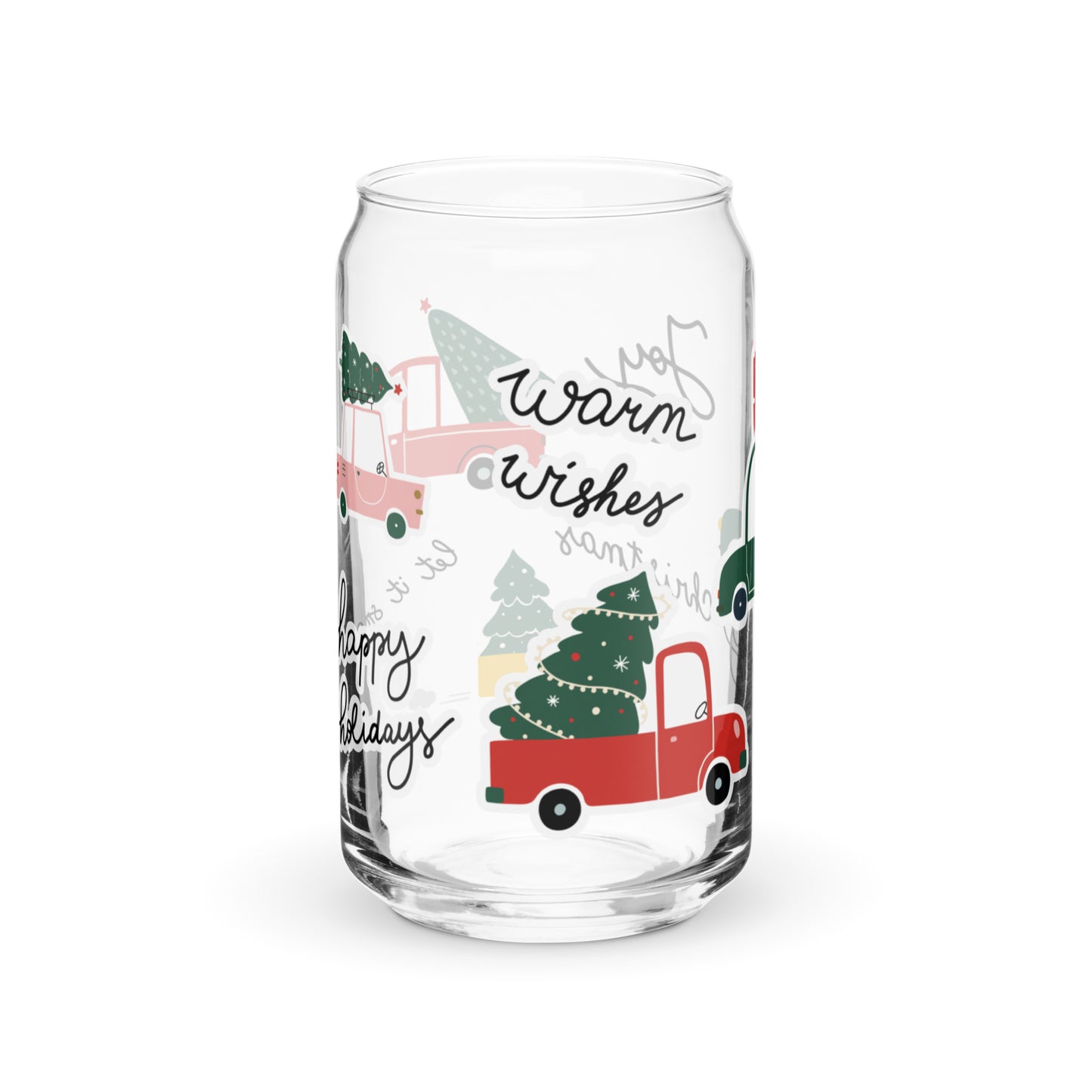 Christmas Cars Juleglass
