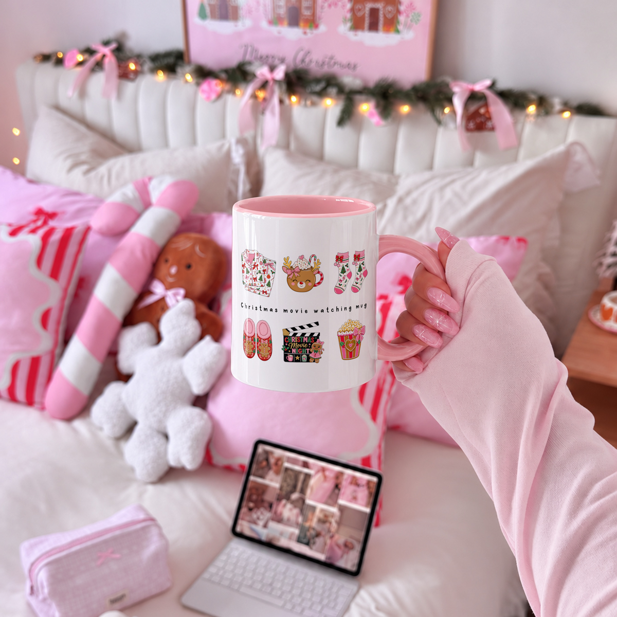 Christmas movie watching mug -  julekrus