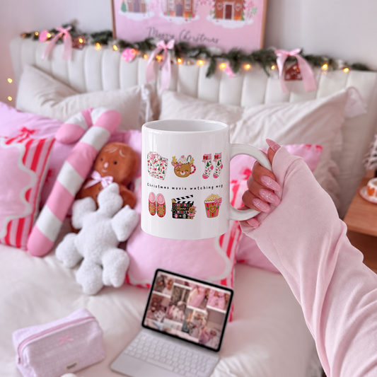 Christmas movie watching mug -  julekrus