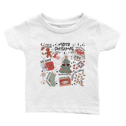 Retro t-skjorte med julemotiv