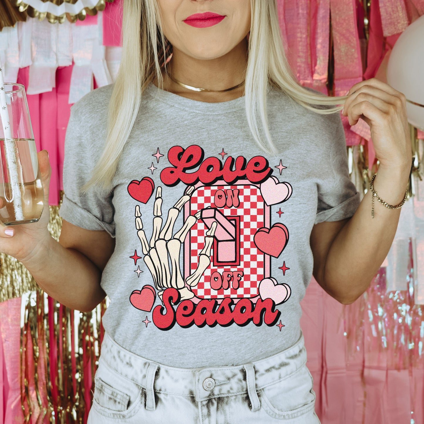 Kärlekssäsongen Alla hjärtans dag t-shirt
