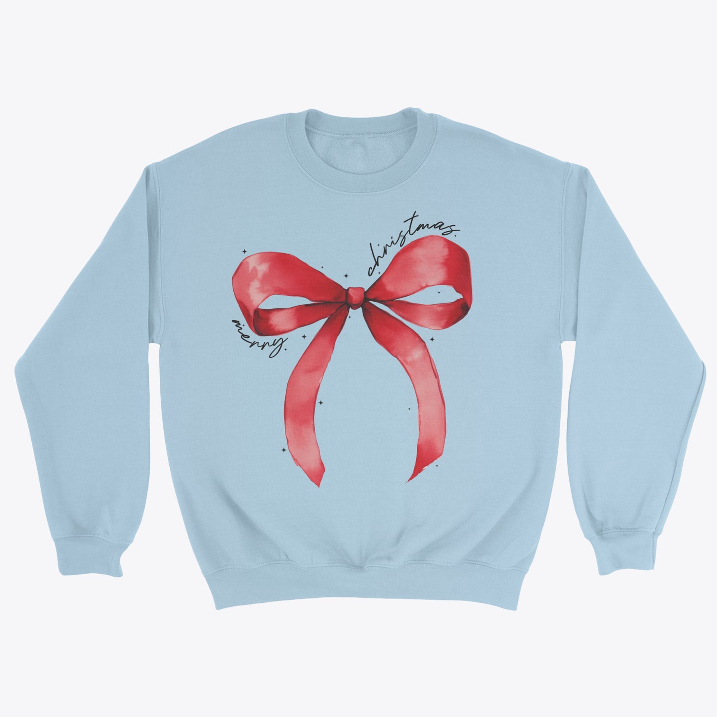 Merry Christmas Bow Julegenser