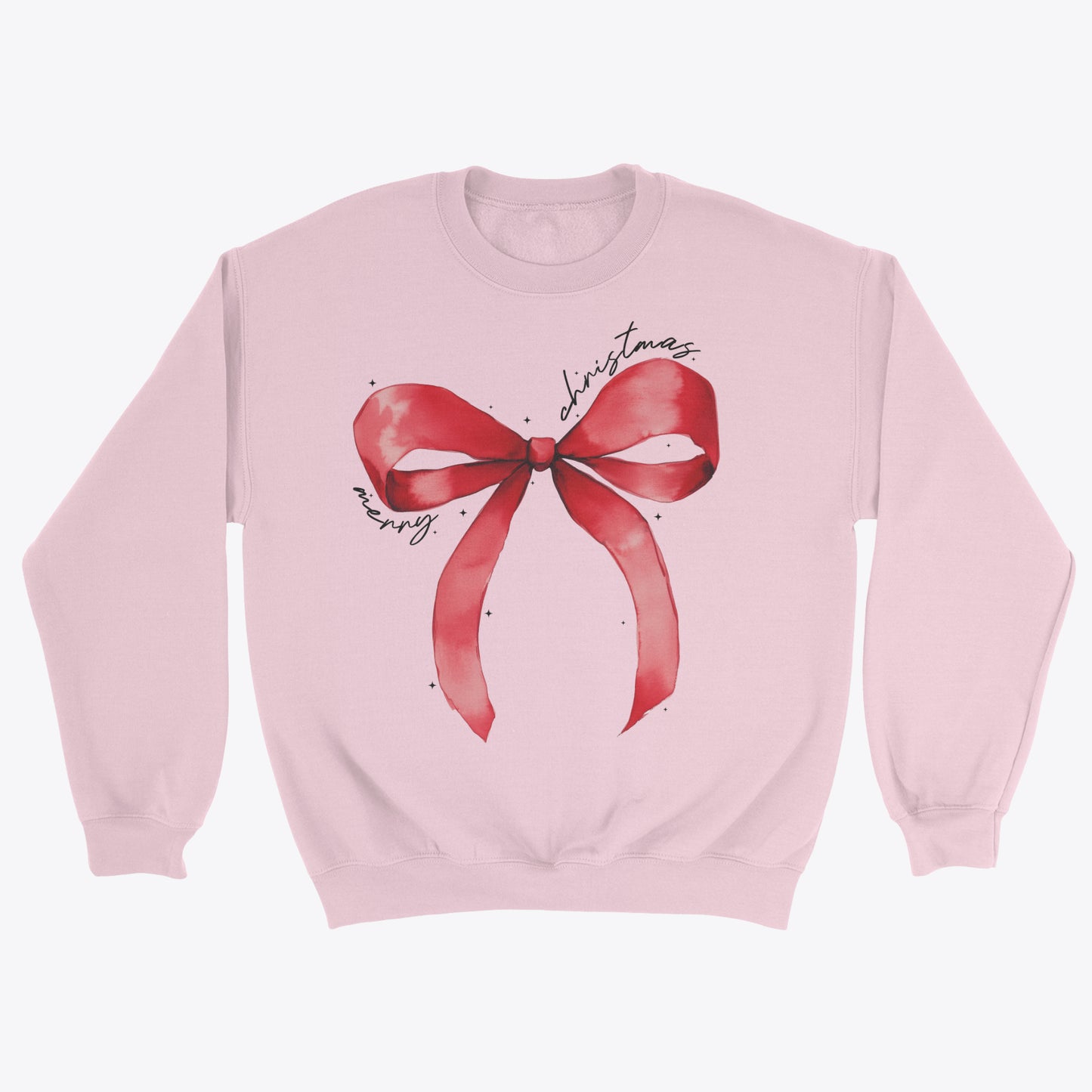Merry Christmas Bow Julegenser