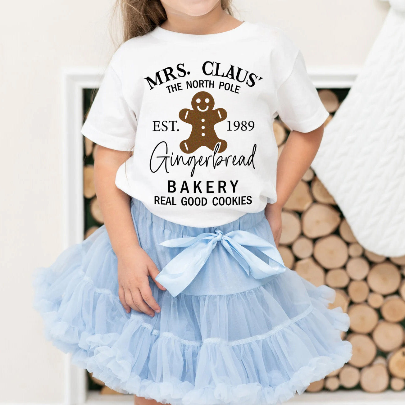 Mrs Claus Gingerbread T-skjorte