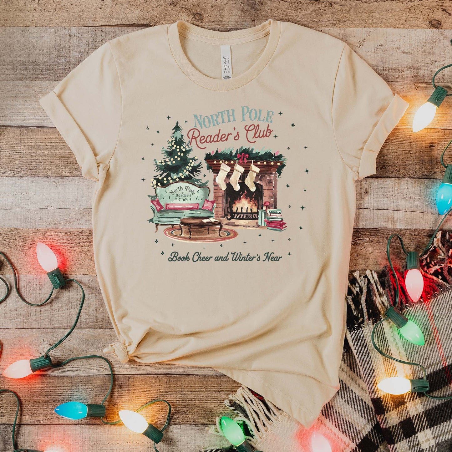 North Pole Reader's Club T-skjorte