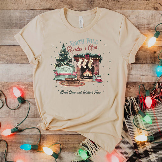 North Pole Reader's Club T-skjorte