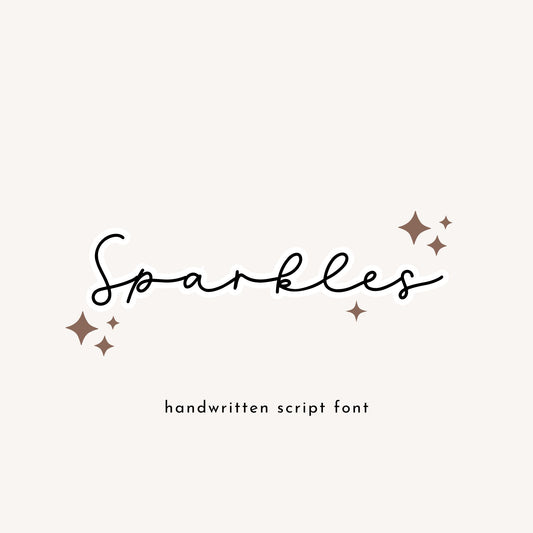 Sparkles Handwritten Font