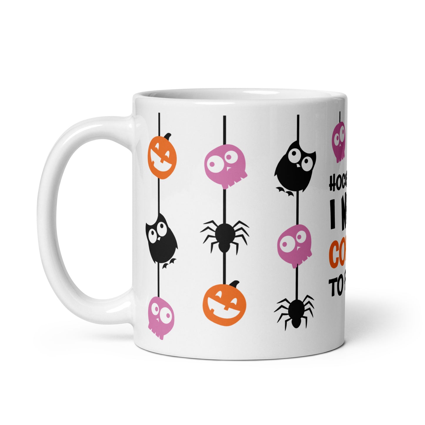Halloween Krus I need coffee to focus