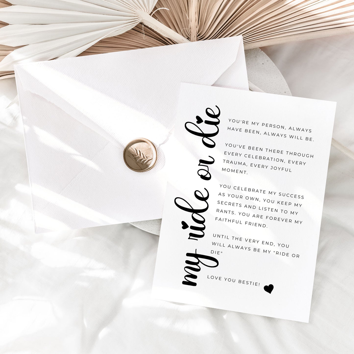 My Ride or Die Canva Template