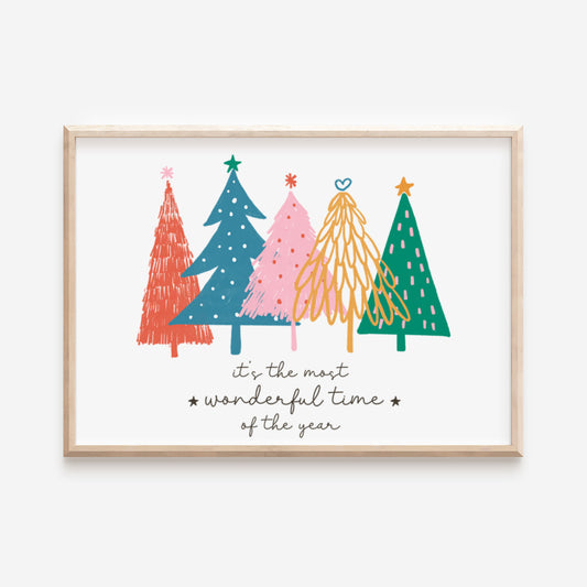 Plakat Juletrær