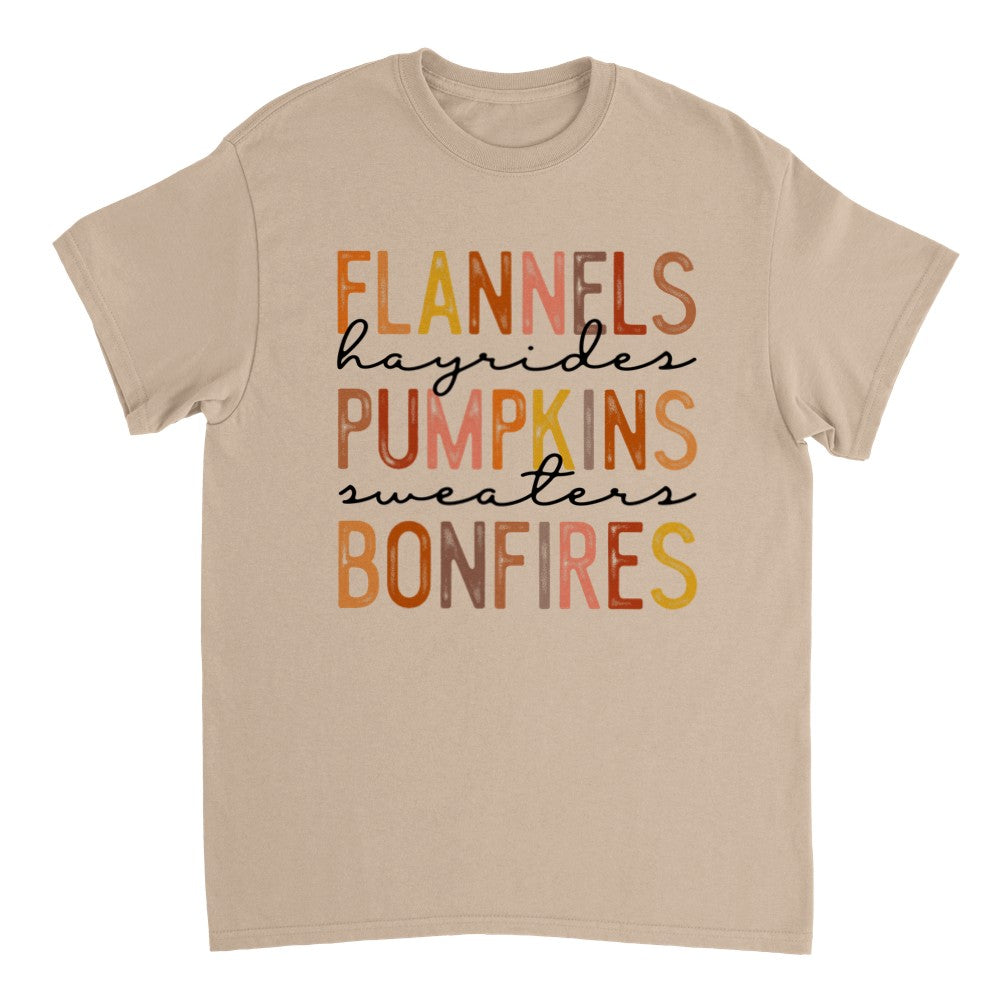 Pumpkins Bonfires T-skjorte