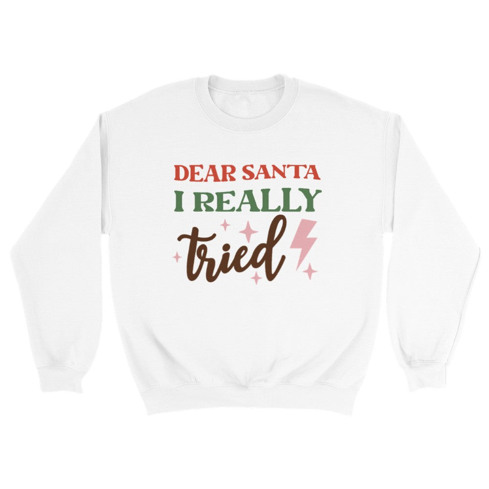 Julegenser Dear Santa I Really Tried
