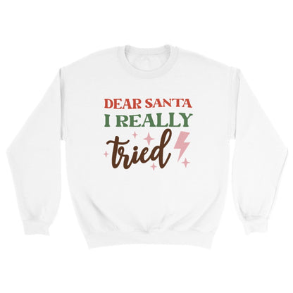 Julegenser Dear Santa I Really Tried
