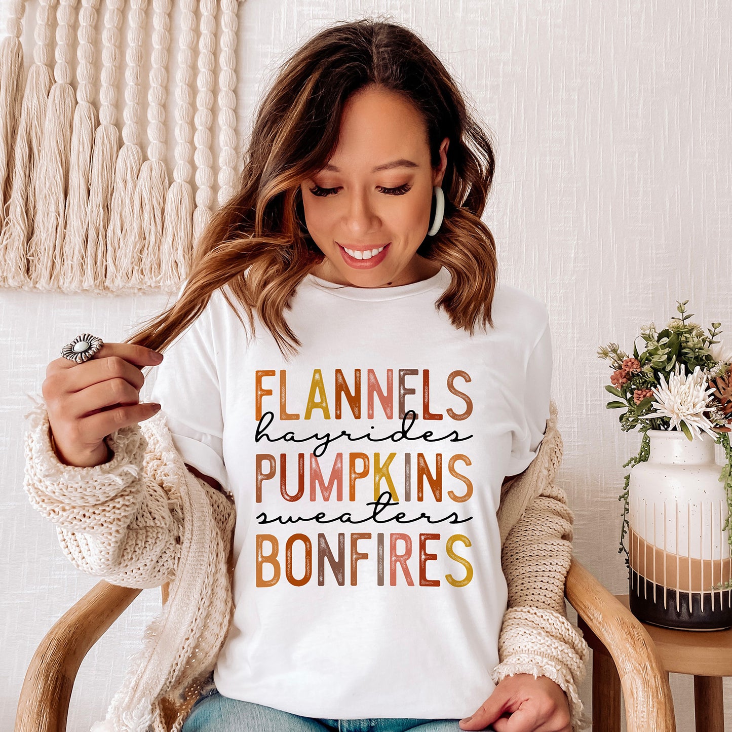 Pumpkins Bonfires T-skjorte