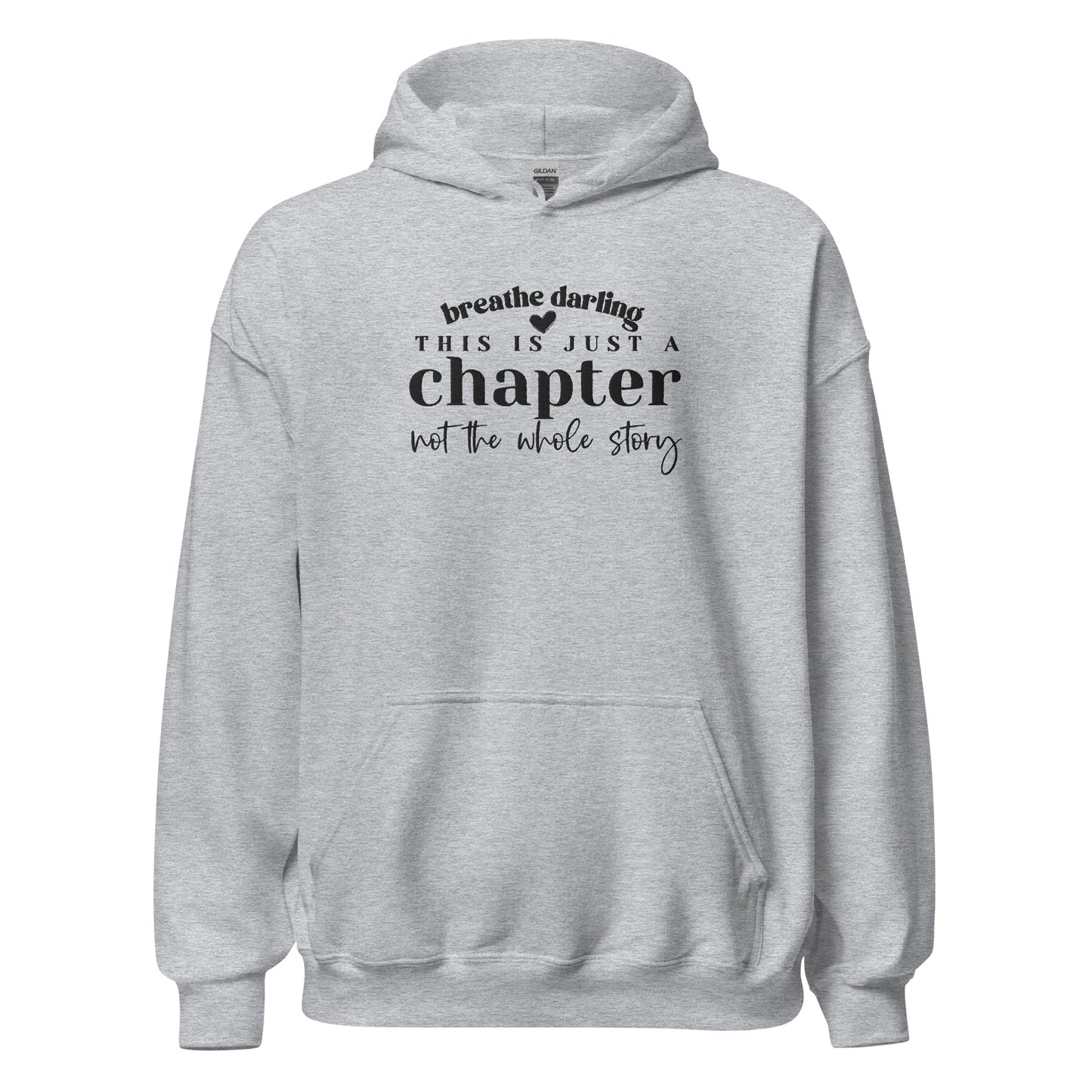 Breathe Darling Hoodie Brodert